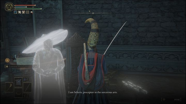 Ostatnią osobą do odhaczenia na liście jest projekcja Seluvisa, który znajduje się nieopodal Wieży Ranni, mianowicie w Wieży Seluvisa (Seluviss Rise) - Elden Ring: Ranni - solucja, opis przejścia - Elden Ring - poradnik do gry