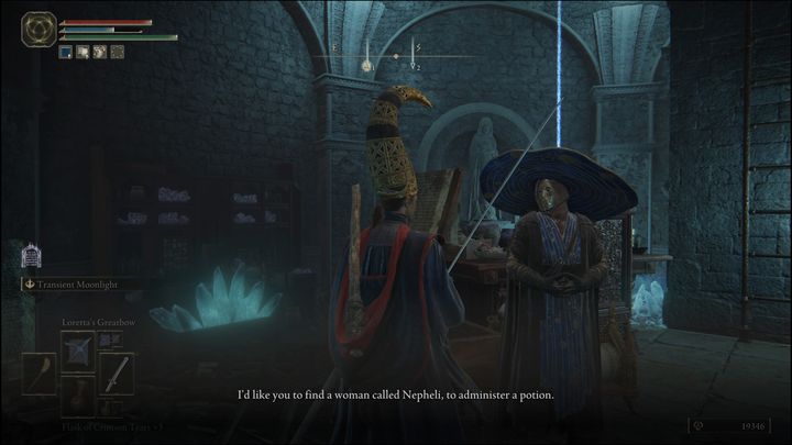 Po rozmowie z każdą z projekcji, wróćcie do Ranni, aby dowiedzieć się co robić dalej - Elden Ring: Ranni - solucja, opis przejścia - Elden Ring - poradnik do gry