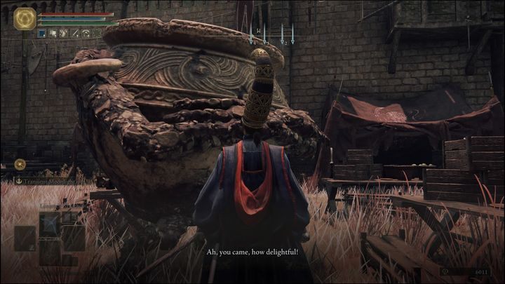 Po dotarciu do zamku, Alexander będzie czekać na rozpoczęcie się festiwalu, w którym musicie pokonać Radahna - Elden Ring: Alexander, Żelazna Pięść (Iron Fist Alexander) - solucja, opis przejścia - Elden Ring - poradnik do gry