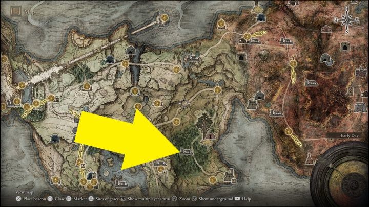 Dokładna lokalizacja Blaidda to ruiny w Lesie Mgieł (Mistwood) w Pogrobnie (Limgrave) - Elden Ring: Blaidd - solucja, opis przejścia - Elden Ring - poradnik do gry