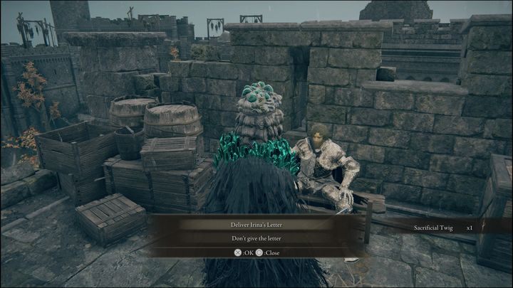 Znajduje się on na murach zamku, siedzi na ławce - Elden Ring: Hyetta - solucja, opis przejścia - Elden Ring - poradnik do gry