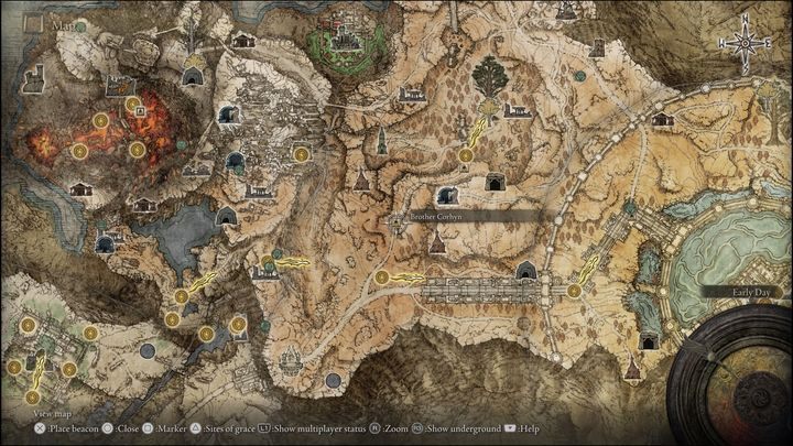 Brata Corhyna (Brother Corhyn) znajdziecie w Twierdzy okrągłego stołu (Roundtable Hold) - Elden Ring: Brat Corhyn (Brother Corhyn) / Złota Maska (Goldmask) - solucja, opis przejścia - Elden Ring - poradnik do gry