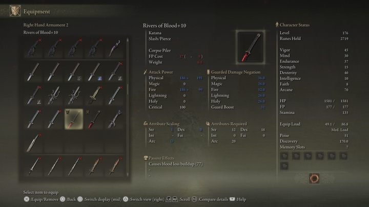 Katany w Elden Ring to jeden z najpopularniejszych rodzajów broni - Elden Ring: Najlepsze bronie - lista - Elden Ring - poradnik do gry