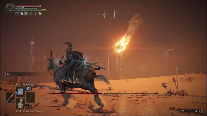 Gdy poziom zdrowia bossa spadnie poniżej 50%, zniknie on z areny - Elden Ring: Radahn, Gwiezdna Plaga (Starscourge Radahn) - boss, jak pokonać? - Elden Ring - poradnik do gry