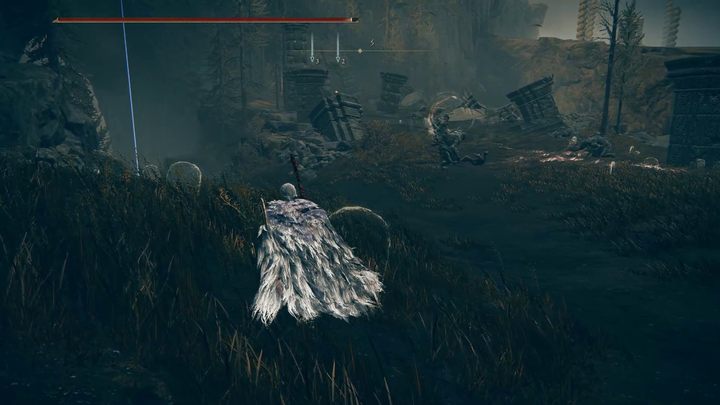 Gdy dotrzecie do rozgałęzienia, skierujcie się drogą na lewo i prowadzącą w dół - Shadow of the Erdtree: Jak dotrzeć na południowy skraj mapy? - Elden Ring - poradnik do gry