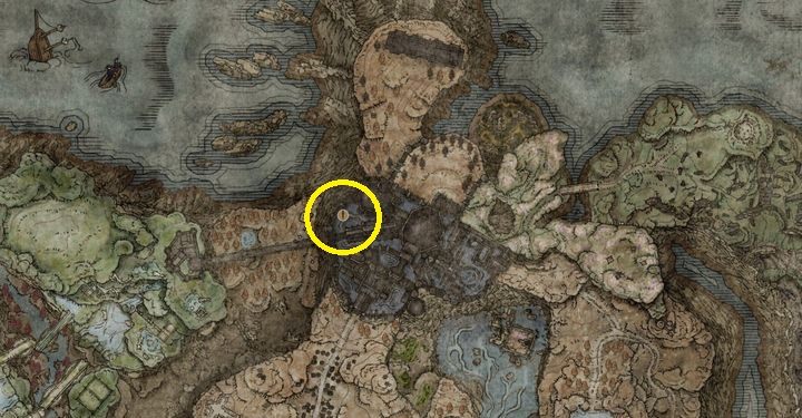 Przedmiot ten można znaleźć przy zwłokach podczas eksploracji lochu pod Donżonem cienia - Shadow of the Erdtree: Wszystkie nowe bronie mapa - Elden Ring - poradnik do gry
