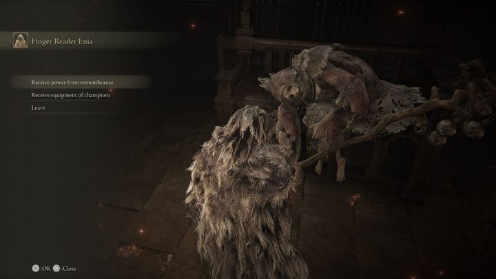 Część bossów pozostawi po sobie wizerunek, który należy następnie zanieś Enii, czytającej z palców - Elden Ring: Czy istnieją, co dają bronie z duszy bossów? - Elden Ring - poradnik do gry