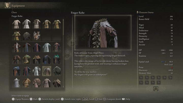 Poza nagrodami, które są uzależnione od wyboru, otrzymacie również cały zestaw nocy oraz zestaw najwyższego kapłana - Shadow of the Erdtree: Ymir i Jolan - solucja, opis przejścia - Elden Ring - poradnik do gry