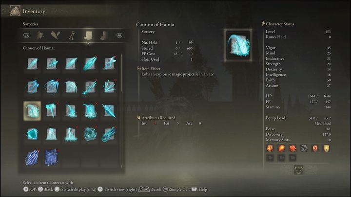 Armata Haimy nadaje się idealnie zarówno do PvE jak i PvP (bardziej w przypadku najazdów niż zwykłych pojedynków 1v1) - Elden Ring: Najlepsze czary - lista - Elden Ring - poradnik do gry