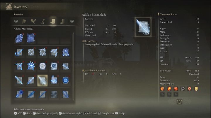 Jest to najlepszy wybór jeśli chodzi o magiczne wielkie miecze / ostrza - Elden Ring: Najlepsze czary - lista - Elden Ring - poradnik do gry