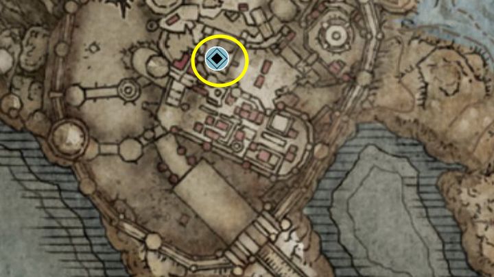 Wspomniana postać jest w zamkniętym pomieszczeniu Storeroom i musicie najpierw znaleźć w Belurat klucz do jego otwarcia - jego lokalizację pokazuje obrazek - Shadow of the Erdtree: Wszystkie nowe czary i inkantacje - Elden Ring - poradnik do gry