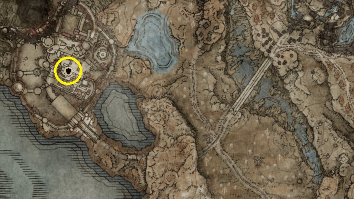 Ukryta winda, na chwilę przed areną bossa (Demi-Human Swordmaster Onze) - Shadow of the Erdtree: Wszystkie nowe zbroje mapa - Elden Ring - poradnik do gry