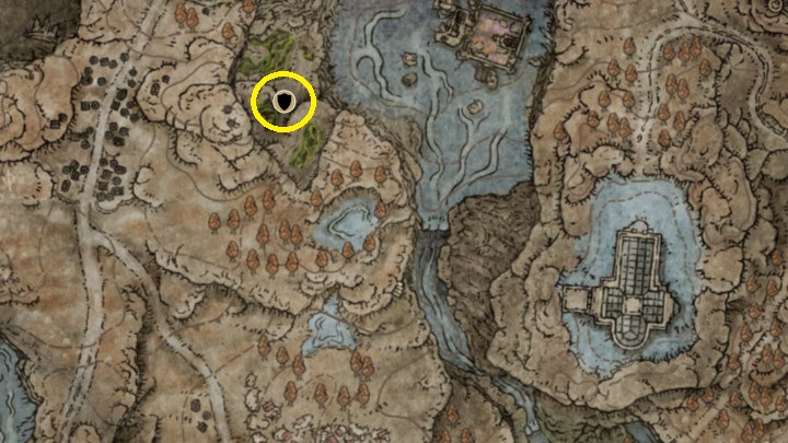 Zdobędziecie je przechodząc przez jaskinię na północ od Pochłoniętych Ruin Moorth - Shadow of the Erdtree: Wszystkie nowe zbroje mapa - Elden Ring - poradnik do gry