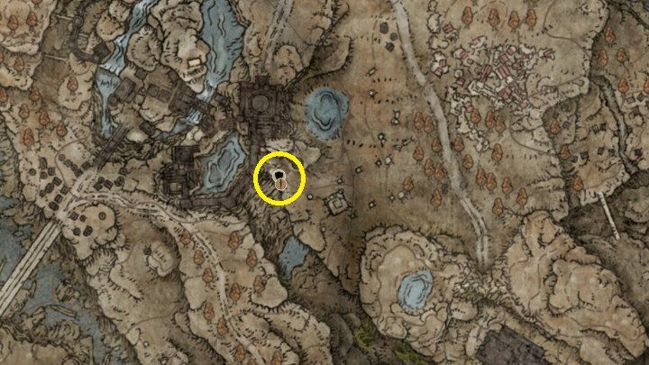 Otrzymasz te przedmioty po śmierci Moorea - może to nastąpić podczas wykonywania jego misji lub może on zaatakować cię w tej lokacji jako miniboss - Shadow of the Erdtree: Wszystkie nowe zbroje mapa - Elden Ring - poradnik do gry