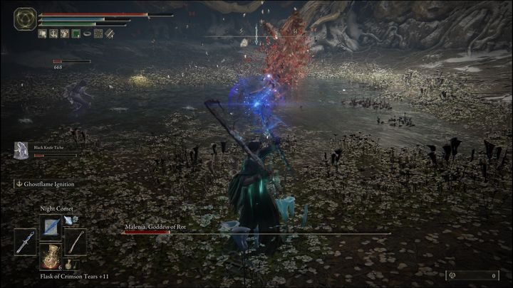 Ważnym jest, aby kontrolować swoje położenie na arenie - Elden Ring: Malenia, Ostrze Miquelli (Malenia, Blade of Miquella) - boss, jak pokonać? - Elden Ring - poradnik do gry