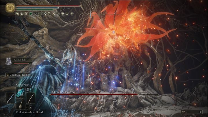 Gdy pokonacie Malenię po raz pierwszy, załączy się jej druga faza - Elden Ring: Malenia, Ostrze Miquelli (Malenia, Blade of Miquella) - boss, jak pokonać? - Elden Ring - poradnik do gry