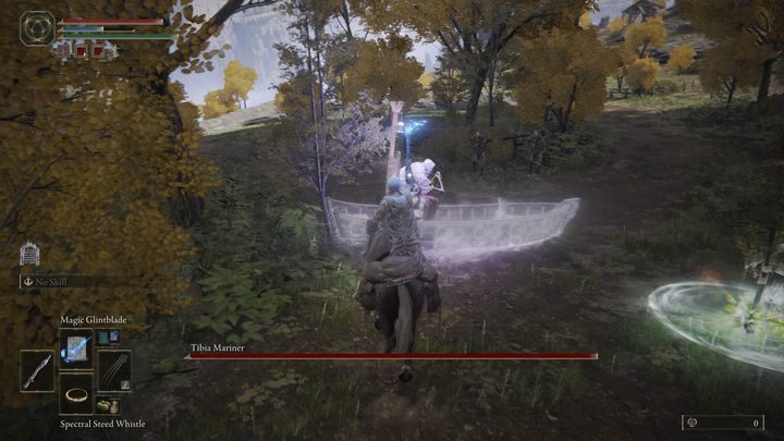 Co więcej, walka na wierzchowcu znacząco ułatwia walkę z bossem - Elden Ring: Kościej Marynarz (Tibia Mariner) - boss, jak pokonać? - Elden Ring - poradnik do gry