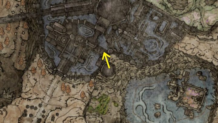 Stojąc na murach (plecami do schodów w dół) skręćcie w prawo - Shadow of the Erdtree: Jak dotrzeć do dolnego Ostrowyżu Altus? - Elden Ring - poradnik do gry