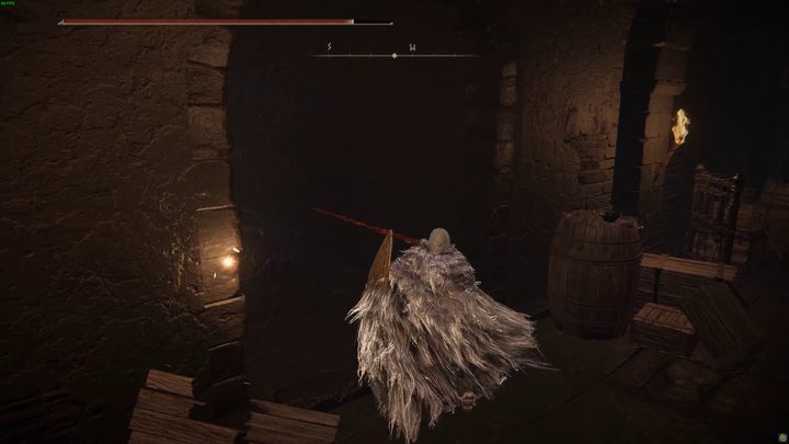 Wejdźcie w interakcję z obrazem Domena smoków, a następnie zbliżcie się do pustego kawałka ściany naprzeciwko sztalugi z obrazem - Shadow of the Erdtree: Jak dotrzeć do dolnego Ostrowyżu Altus? - Elden Ring - poradnik do gry