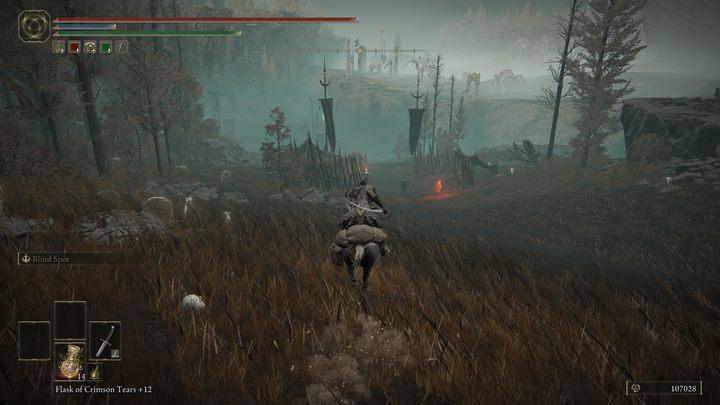 Dobrym punktem startowym będzie wojskowy obóz bezpośrednio przed schodami prowadzącymi do Zamku Ensis - Shadow of the Erdtree: Jak dotrzeć do Ostrowyżu bez walki z Rellaną? - Elden Ring - poradnik do gry