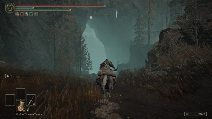 Trzymajcie się lewej strony drogi, gdyż po chwili natraficie na rozwidlenie - Shadow of the Erdtree: Jak dotrzeć do Ostrowyżu bez walki z Rellaną? - Elden Ring - poradnik do gry