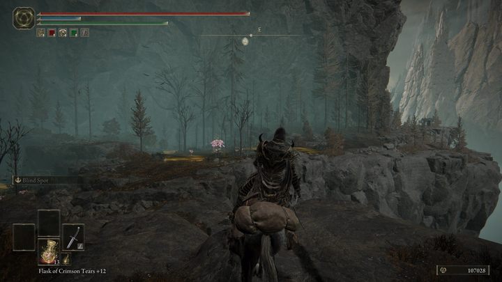 Po dotarciu do zatrutych bagien (starajcie się unikać kontaktu z wodą), kierujcie się cały czas na zachód w taki sposób, by krawędź stromego klifu mieć po swojej prawe stronie - Shadow of the Erdtree: Jak dotrzeć do Ostrowyżu bez walki z Rellaną? - Elden Ring - poradnik do gry