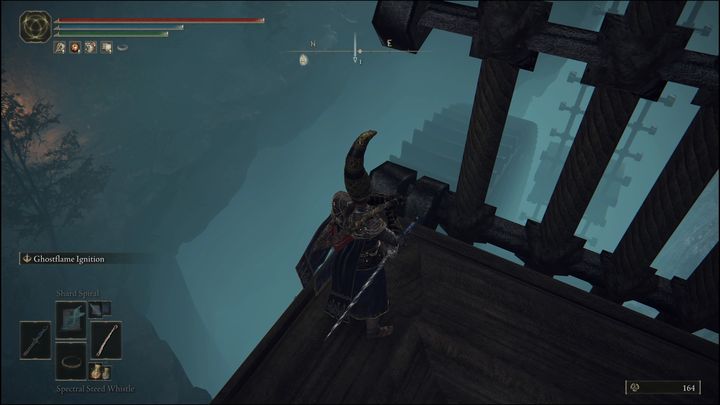 Korzystając z koła wodnego, musicie udać się na sam dół, staczając się z platformy - Elden Ring: Jak się dostać do Wulkanicznego Dworu (Volcano Manor)? - Elden Ring - poradnik do gry