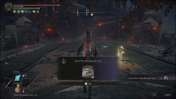 Krok wasalnego rycerza zdobędziecie w nocy, udając się we wskazane na mapie miejsce - Elden Ring: Popioły i Prochy (Caelid) - lista wszystkich - Elden Ring - poradnik do gry