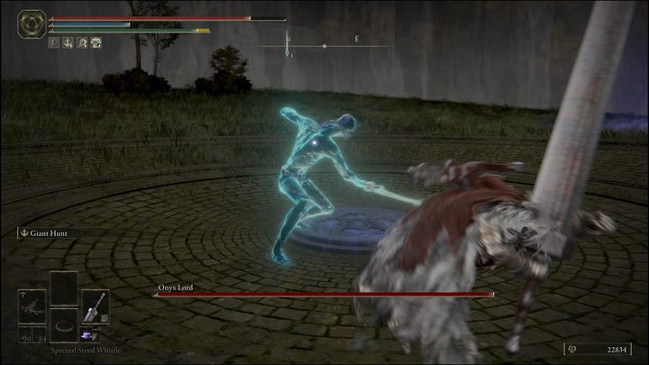 Gdy będziecie znajdować się blisko niego, często będzie atakować swoim mieczem - Elden Ring: Alabastrowy Władca (Alabaster Lord) - boss, jak pokonać? - Elden Ring - poradnik do gry