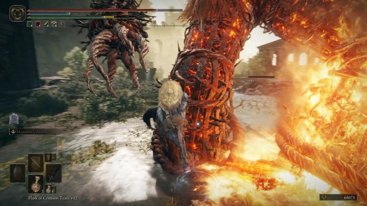 Płonące golemy dzielą się na dwa typy - opancerzone i nieopancerzone - Shadow of the Erdtree: Jak walczyć z płonącymi golemami? - Elden Ring - poradnik do gry