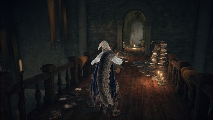 Będąc w środku rezydencji, musicie wejść na wyższe piętro, chodząc po wąskich, drewnianych belkach - Shadow of the Erdtree: Wszystkie Miejsca łaski w pomniejszych regionach - Elden Ring - poradnik do gry