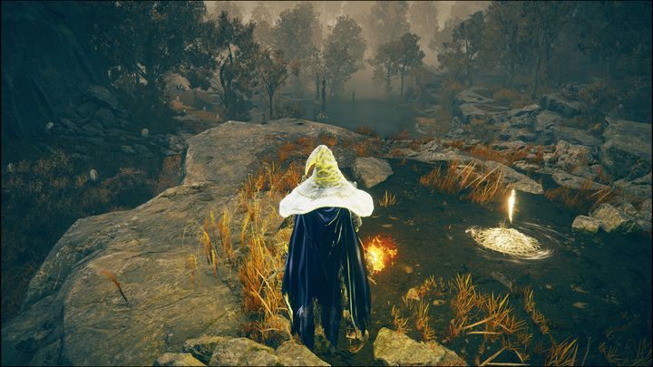 Podążajcie wzdłuż rzeki od miejsca Ruiny miasta świątynnego, znajdującego się na południu, aby znaleźć to miejsce łaski - Shadow of the Erdtree: Wszystkie Miejsca łaski w pomniejszych regionach - Elden Ring - poradnik do gry