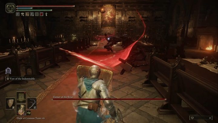 Kiedy tylko zaczniecie się do niego zbliżać, najprawdopodobniej wyprowadzi kilkuetapowy atak dystansowy - Elden Ring: Elemer od Głogu (Elemer of the Briar) - boss, jak pokonać? - Elden Ring - poradnik do gry