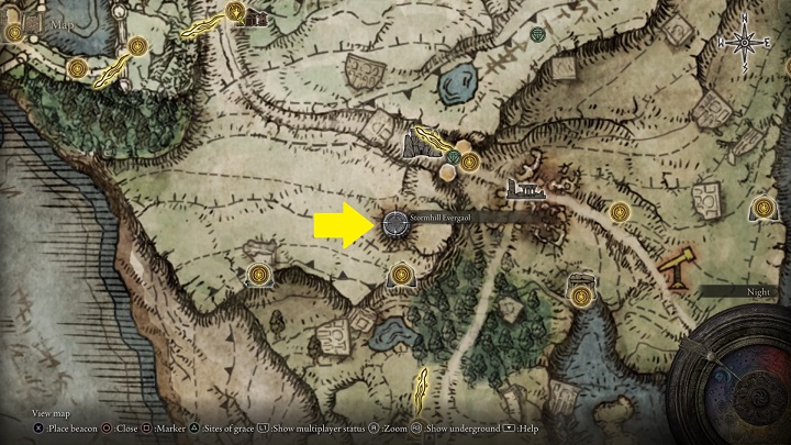 Pierwszą jego wersję znajdziecie w regionie Burzowe Wzgórze (Stormhill), a dokładnie w Wiecznym Więzieniu Burzowego Wzgórza (Stormhill Evergaol) - Elden Ring: Rycerz Tygla (Crucible Knight) - boss, jak pokonać? - Elden Ring - poradnik do gry