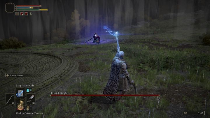 Do tej walki możecie odpowiednio się przygotować, posiadając czar Wilcza Pułapka Mieczy - Elden Ring: Rycerz Tygla (Crucible Knight) - boss, jak pokonać? - Elden Ring - poradnik do gry
