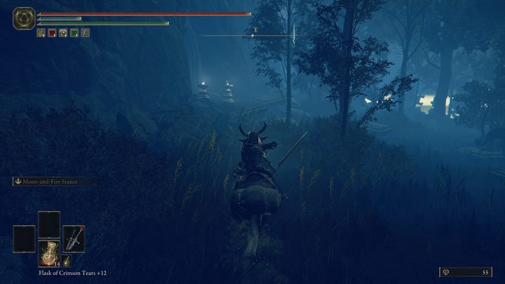 Gdy zejdziecie już na sam dół, skierujcie się na wschód idąc przy skalnej ścianie - Shadow of the Erdtree: Jak dotrzeć do Lasu Otchłani? - Elden Ring - poradnik do gry