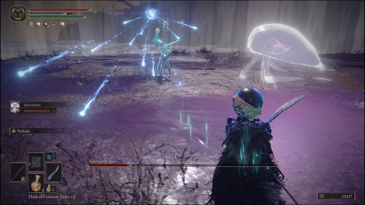 Po pokonaniu pierwszego przeciwnika, po chwili pojawi się drugo wróg, Czarodziej Rogier - Elden Ring: Czempioni Fii (Fias Champions) - boss, jak pokonać? - Elden Ring - poradnik do gry