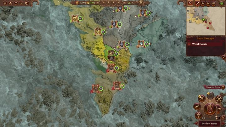 Grę rozpoczynacie na północy mapy - Total War Warhammer 3: Nurgle - jak zacząć? - Total War Warhammer 3 - poradnik do gry