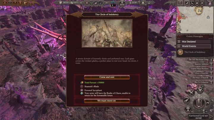 Największą przeszkodą jest jednak Wasza własna chciwość - Total War Warhammer 3: Królestwo Slaanesh - Total War Warhammer 3 - poradnik do gry