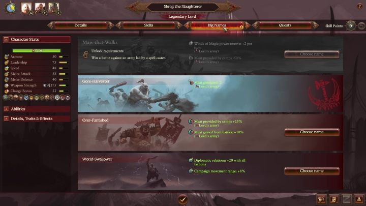 Kolejną ważną i unikatową mechaniką dla Królestw ogrów jest mięso - Total War Warhammer 3: Królestwa ogrów - unikalne mechaniki - Total War Warhammer 3 - poradnik do gry