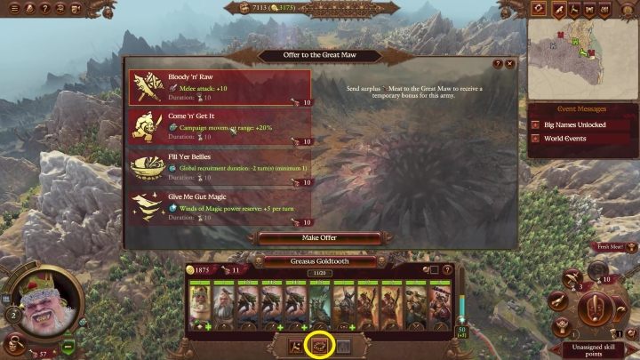 Lista Ofiar dla Wielkiej Paszczy - Total War Warhammer 3: Królestwa ogrów - unikalne mechaniki - Total War Warhammer 3 - poradnik do gry