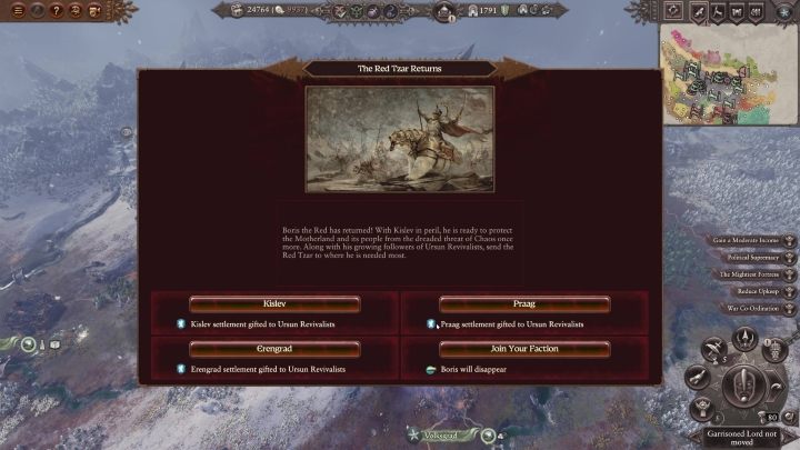 Musicie zadecydować co ma się stać ze starym carem - Total War Warhammer 3: Borys Ursus - jak odblokować? - Total War Warhammer 3 - poradnik do gry