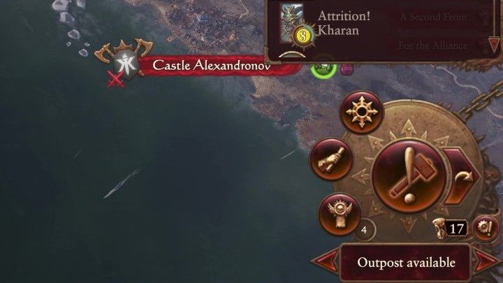 To kolejne menu, które będzie wyglądało nieco inaczej dla każdej frakcji - Total War Warhammer 3: Interfejs - Total War Warhammer 3 - poradnik do gry