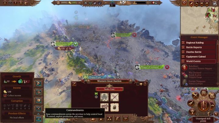 Wielki Kataj posiada unikatowe osady - bramy - Total War Warhammer 3: Wielki Kataj - unikalne mechaniki - Total War Warhammer 3 - poradnik do gry