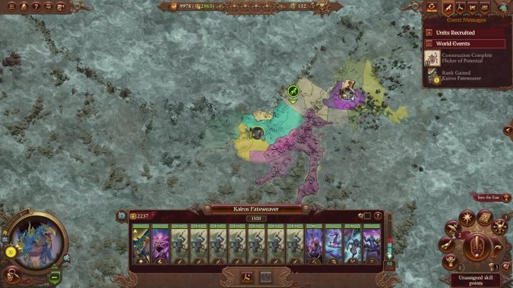 Wasza początkowa pozycja jest dość spokojna - Total War Warhammer 3: Tzeentch - jak zacząć? - Total War Warhammer 3 - poradnik do gry