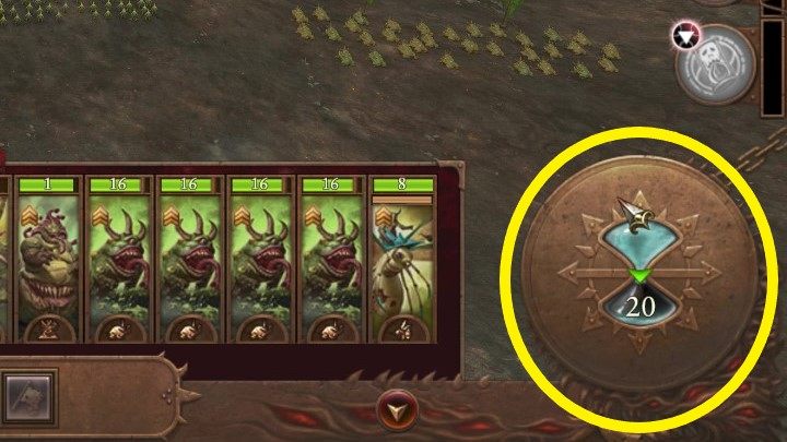 Gdy już zaczniecie rozgrywkę, powinien Was zainteresować prawy dolny róg ekranu - Total War Warhammer 3: Wiatry magii i czary - Total War Warhammer 3 - poradnik do gry