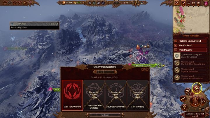 Piekielne Manifestacje Slaanesh - Total War Warhammer 3: Slaanesh - unikalne mechaniki - Total War Warhammer 3 - poradnik do gry