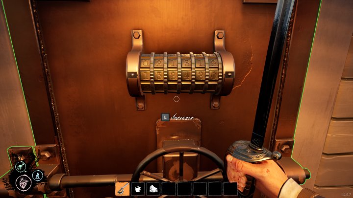 Masywne drzwi broniące dostępu do zbrojowni zostały zabezpieczone zamkiem, który wymaga wprowadzenia kombinacji złożonej z 6 cyfr - Dread Hunger: Zbrojownia (Armory) - jak się do niej dostać? - Dread Hunger - poradnik do gry