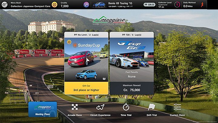 Przejdźcie do nowo odblokowanej pozycji Cafe z mapy świata - Gran Turismo 7: Kariera - Rozdziały / Menu 1-10 - Gran Turismo 7 - poradnik do gry