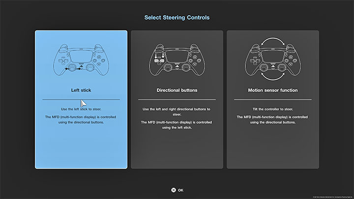 Uruchomienie Gran Turismo 7 po raz pierwszy mając podłączonego pada spowoduje, że gra wyświetli dostępne schematy sterowania pozwalając na wybranie ulubionego - Gran Turismo 7: Sterowanie PS4 i PS5 - Gran Turismo 7 - poradnik do gry